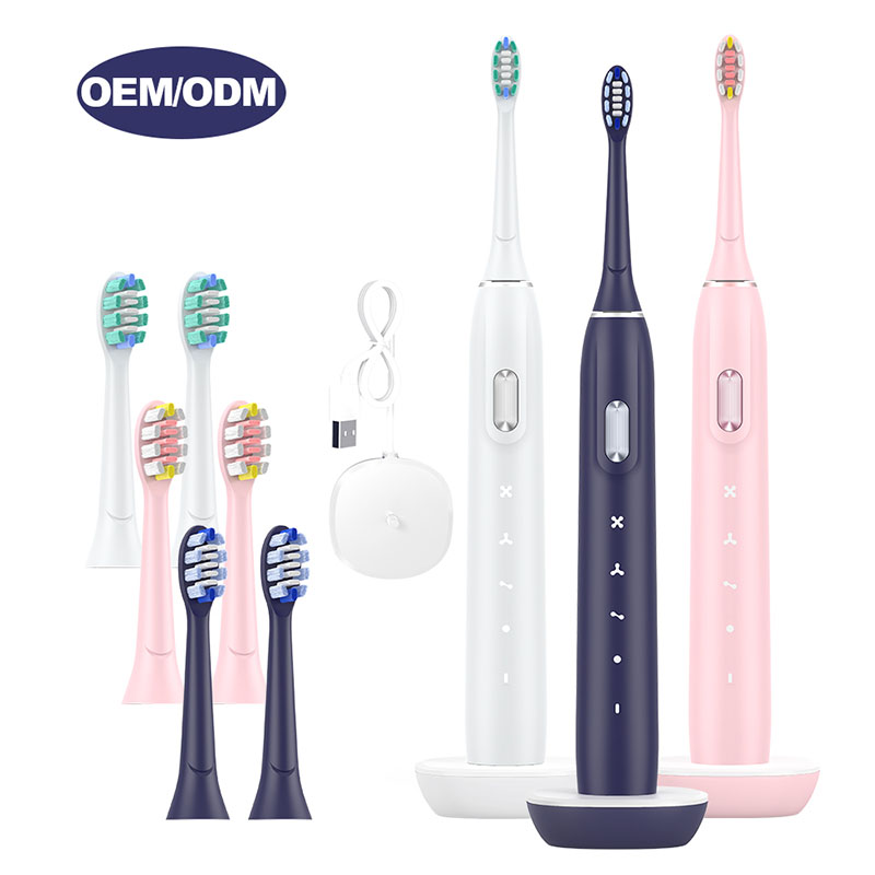 Cepillo de dientes eléctrico sónico con diseño de diamante